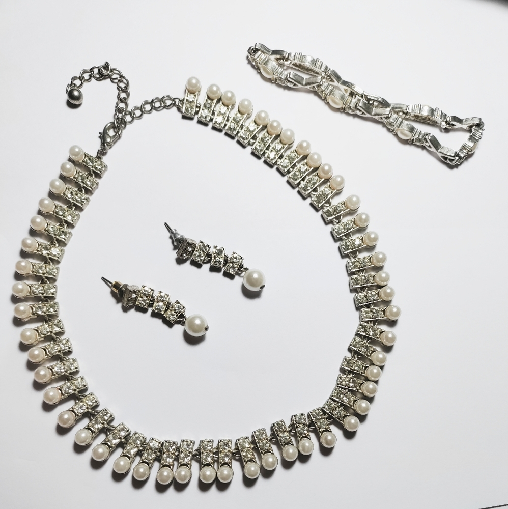 3-piece set pearl jewelry💎 - Picture 1 of 7
